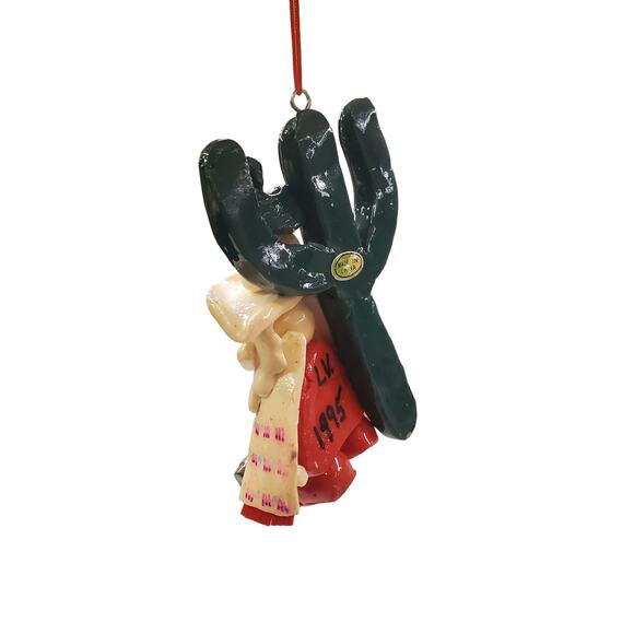 Southwestern Santa Christmas Ornaments Cactus Sombrero Sarape Santa Ornaments - Picture 2 of 12